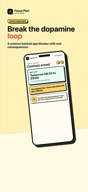 Focus Pact: App Blocker screenshot 1