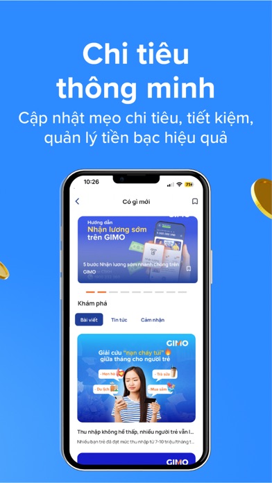 GIMO - Nhận lương sớm 24/7 Screenshot