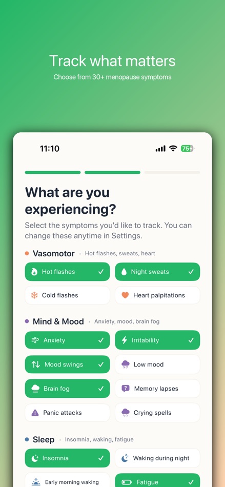 #1. MenoLog: Menopause Journal (iOS) โดย: 慧慧 高