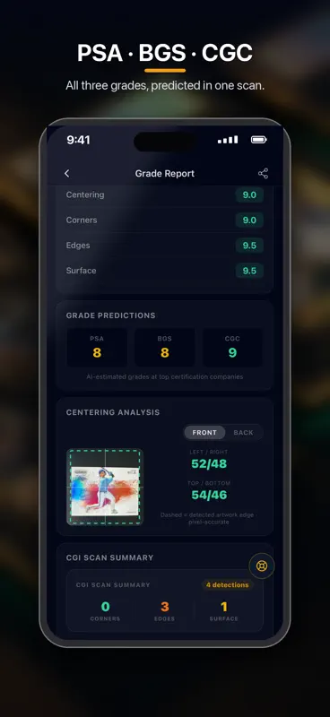 CardGrade.io: AI Card Grader screenshot 6 of 8
