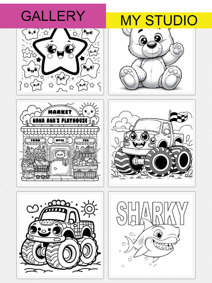 Nana Anas Playhouse Coloring