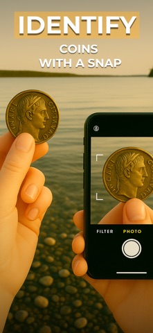 Coin Identifier ° CoinIQ iPhone screenshot