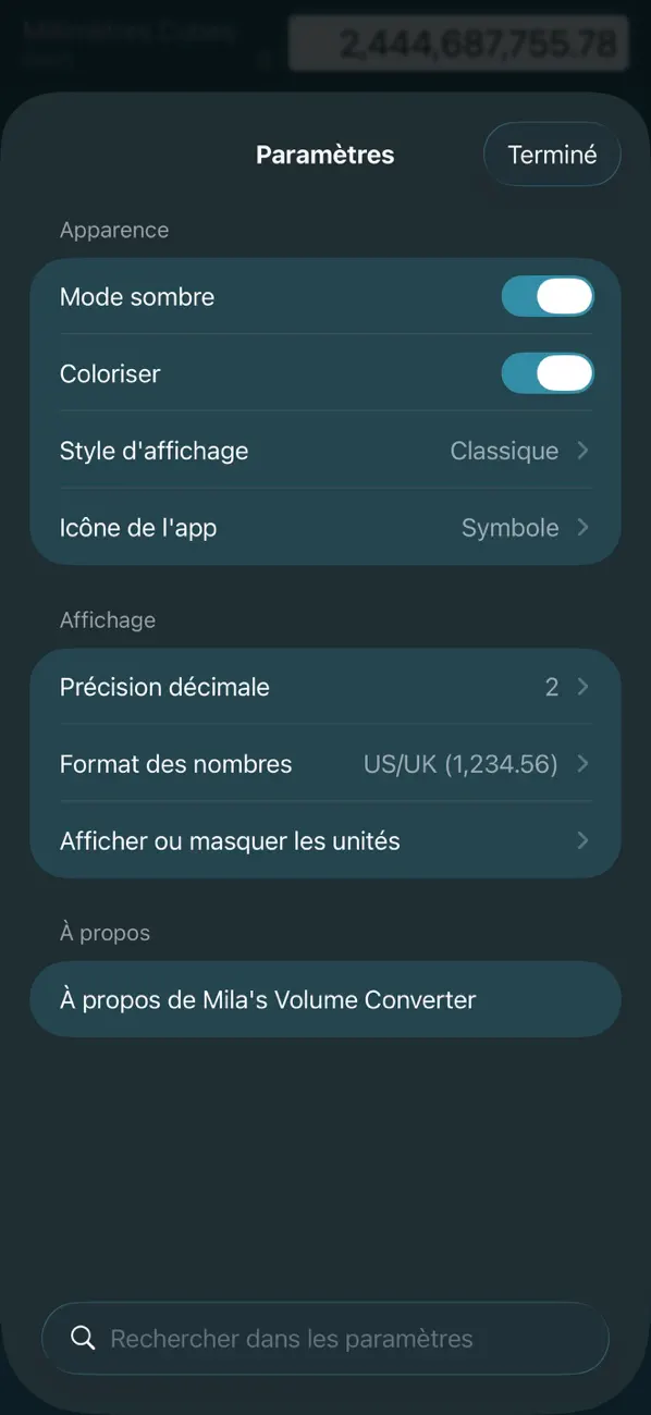 Screenshot #2 pour Mila's Volume Converter