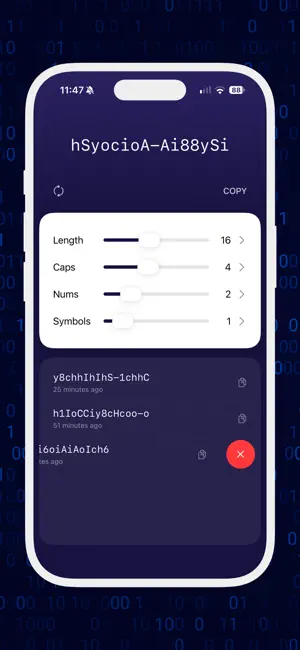 Password - Fully customizable screenshot 1