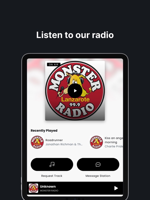 Monster Radio Lanzarote iPad screenshot