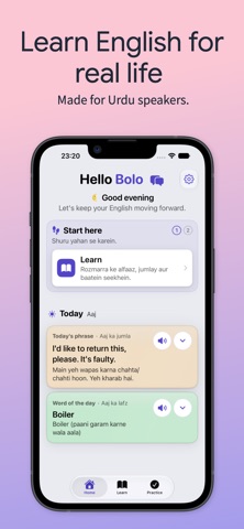 Hello Bolo: Learn English screenshot 1