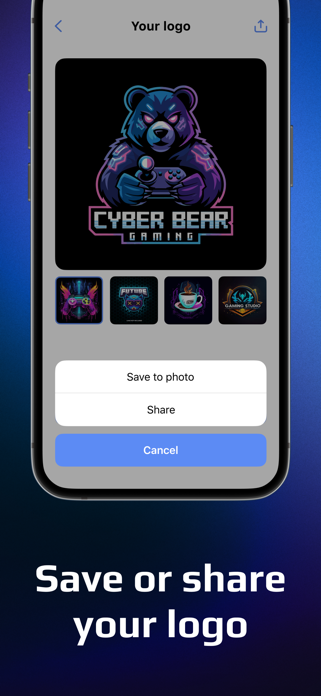 AI Logo Maker App: Generator Screenshot 5 of 5