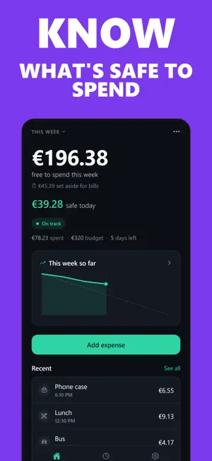 Weekly Safe to Spend screenshot 1