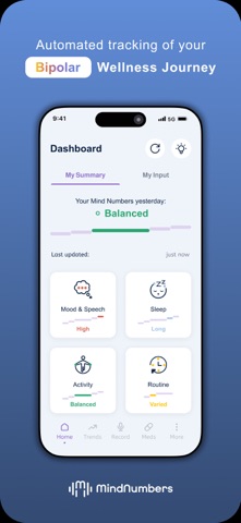 MindNumbers: Bipolar Wellness Screenshot 1 of 6