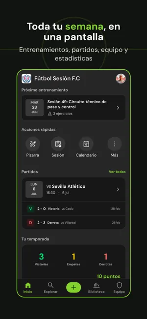 FútbolSesión para entrenadores screenshot 1