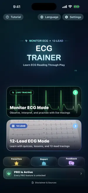 ECG Trainer: Monitor & 12-Lead screenshot 3