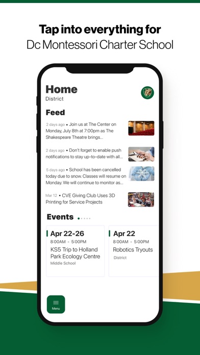 DCS Montessori Charter School Screenshot
