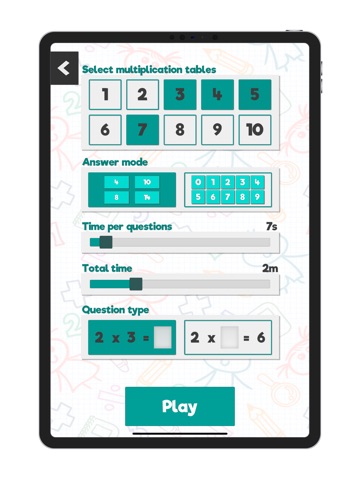 Multiply - Learn Times Tables iPad screenshot