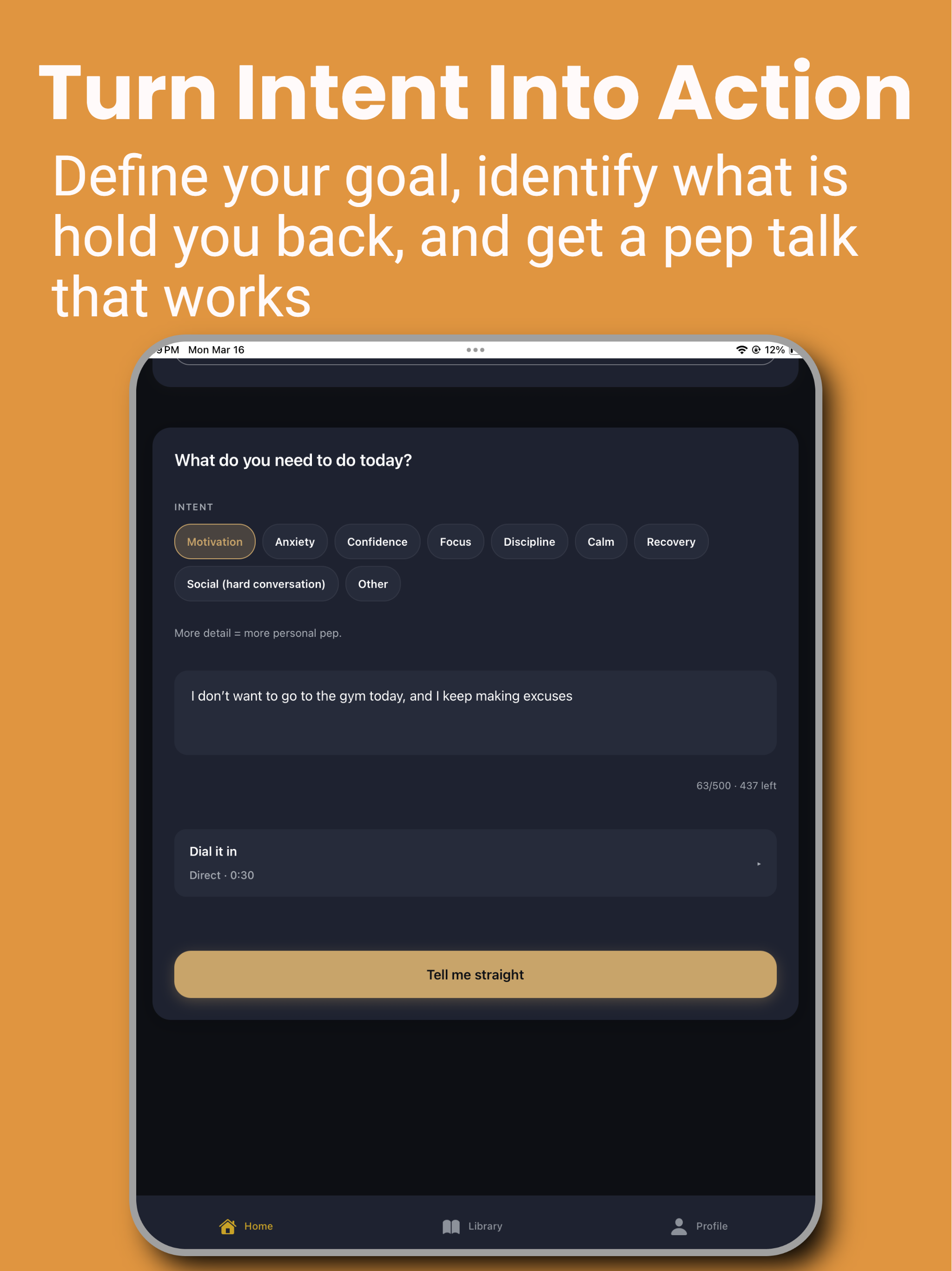 Pep - Personal Pep Talk