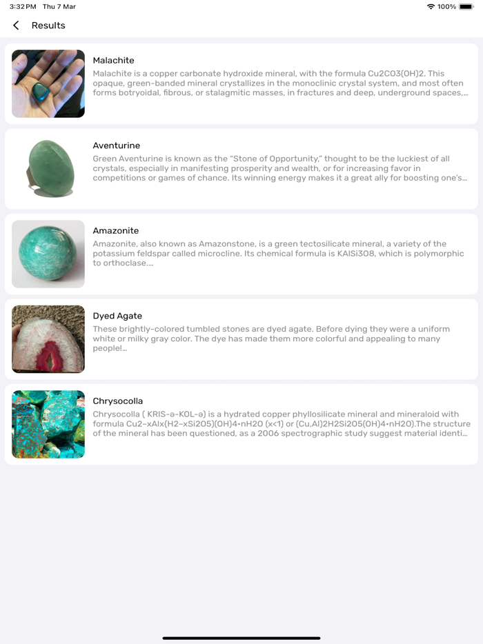 Rock Finder  Stone ID