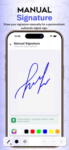 AI Signature Maker & PDF Tools iPhone screenshot
