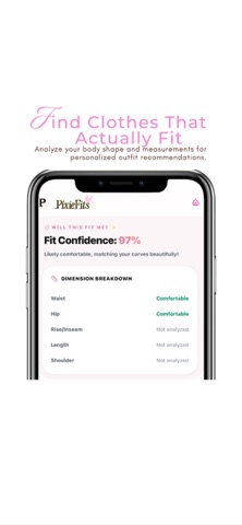 PixieFits: AI Fit & Skin screenshot