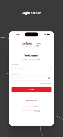 Mangalam Safety App screenshot