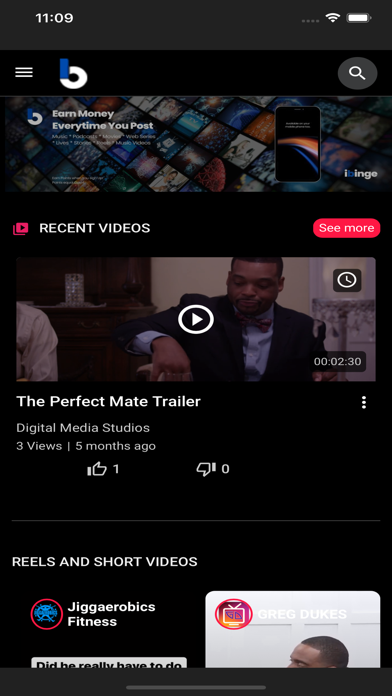 iBinge+ Screenshot