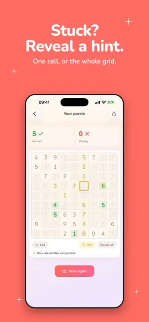 Sudoku Scan and Solve screenshot 1