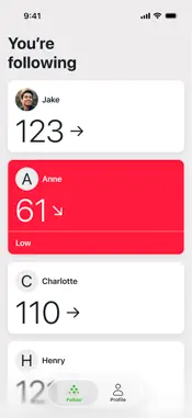 Dexcom Follow screenshot 1