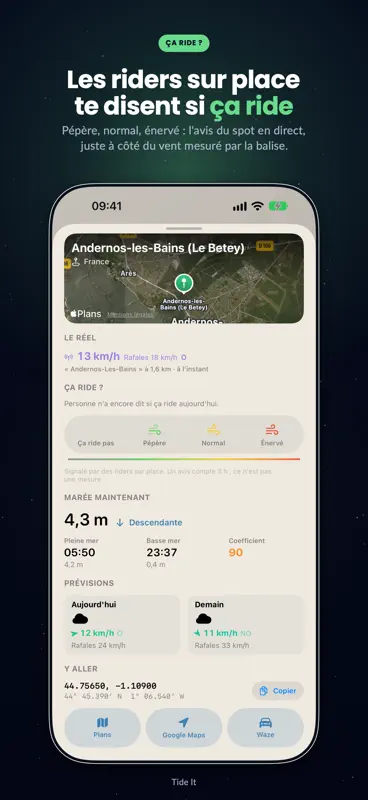 Tide It · Marées & Vent réel screenshot 6 of 6