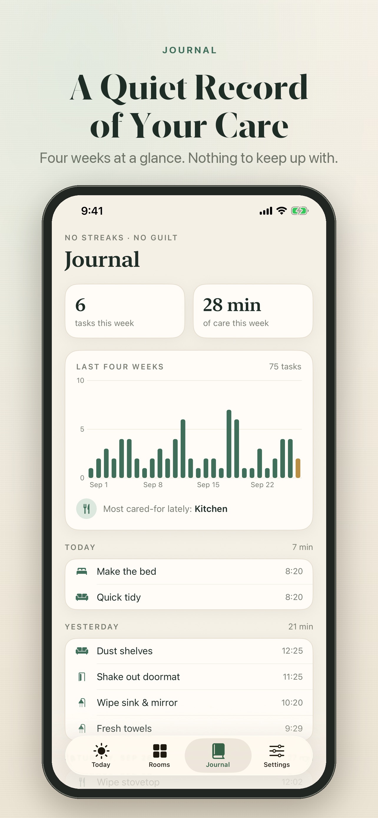 Screenshot 5 of Linen: Home Cleaning Schedule