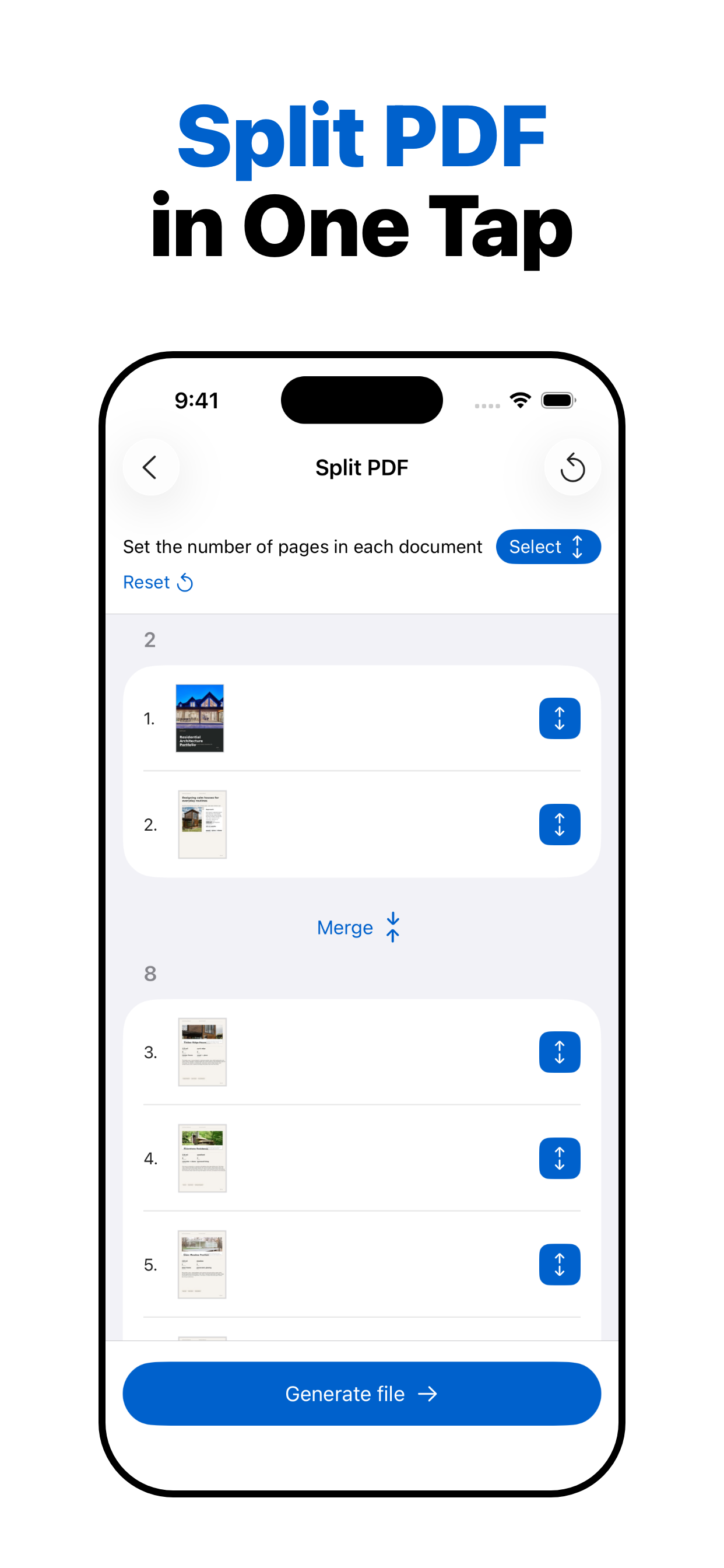 Merge PDF Combiner & Splitter screenshot 5