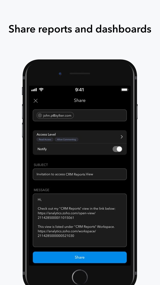 #7. Zoho Analytics - Mobile BI App (iOS) 게시자: Zoho Corporation