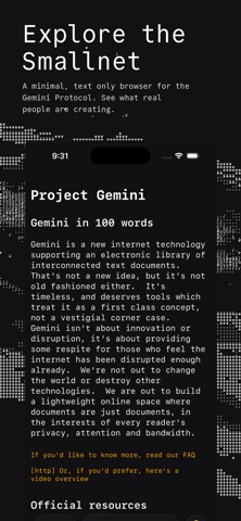 Scout - Smallnet Browser Screenshot 1 of 2