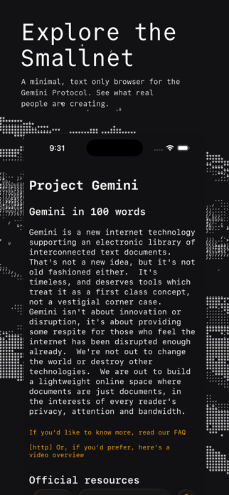 Scout - Smallnet Browser Screenshot 1 of 2
