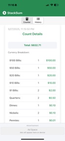 StackSum screenshot