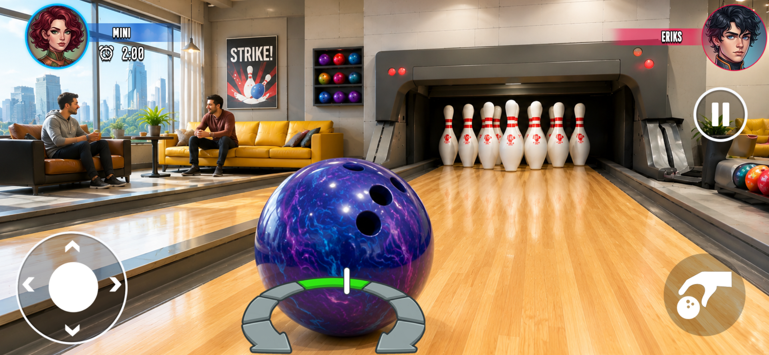 Apex Pin Bowling Ball Games 3D screenshot 4