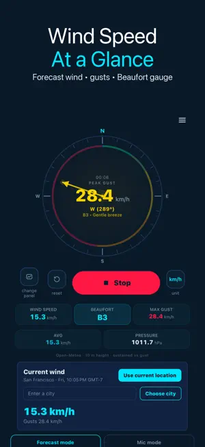 Wind Meter+ Anemometer Gust screenshot 1
