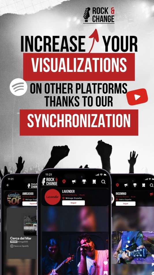 #6. Rock & Change: Conecta Músicos (iOS) 由: Rock And Change