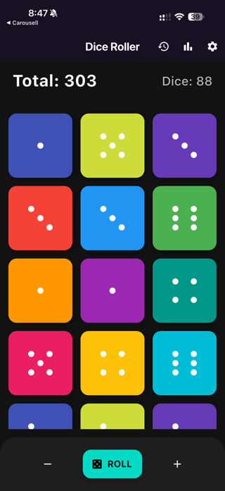 Dice Roll Game Screenshot 2 of 8
