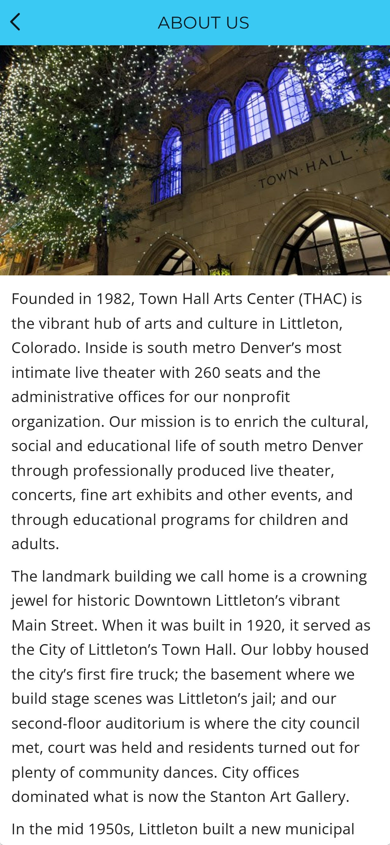 Town Hall Arts Center screenshot 3
