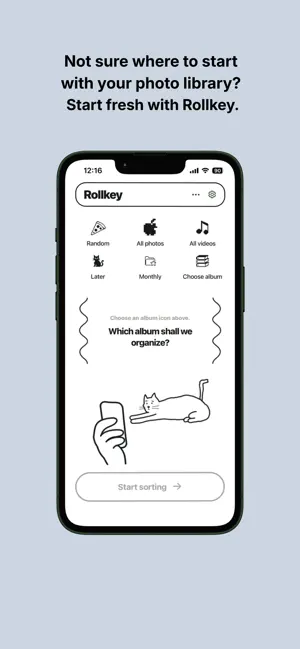 Rollkey - Photo Organizer screenshot 1