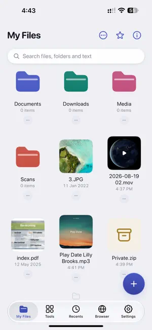 Foldr: ZIP RAR 7z File Manager screenshot 1