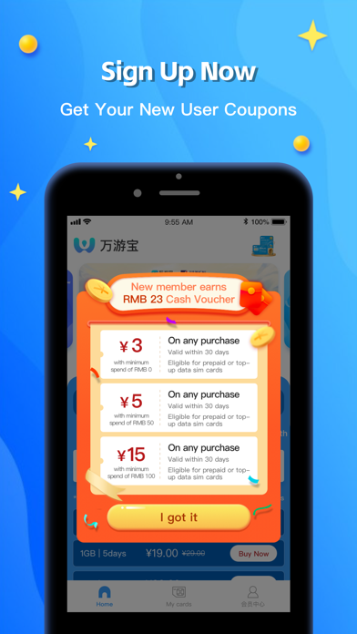 TravelMate - SIM card Screenshot