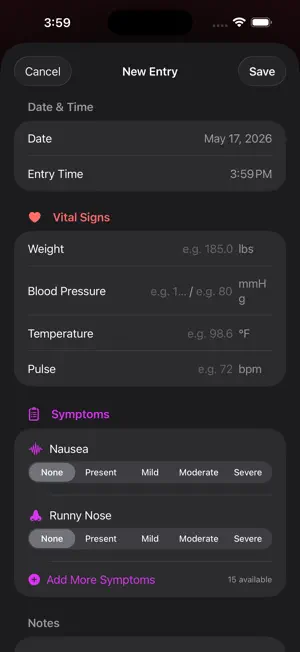 My Heart Log screenshot 3