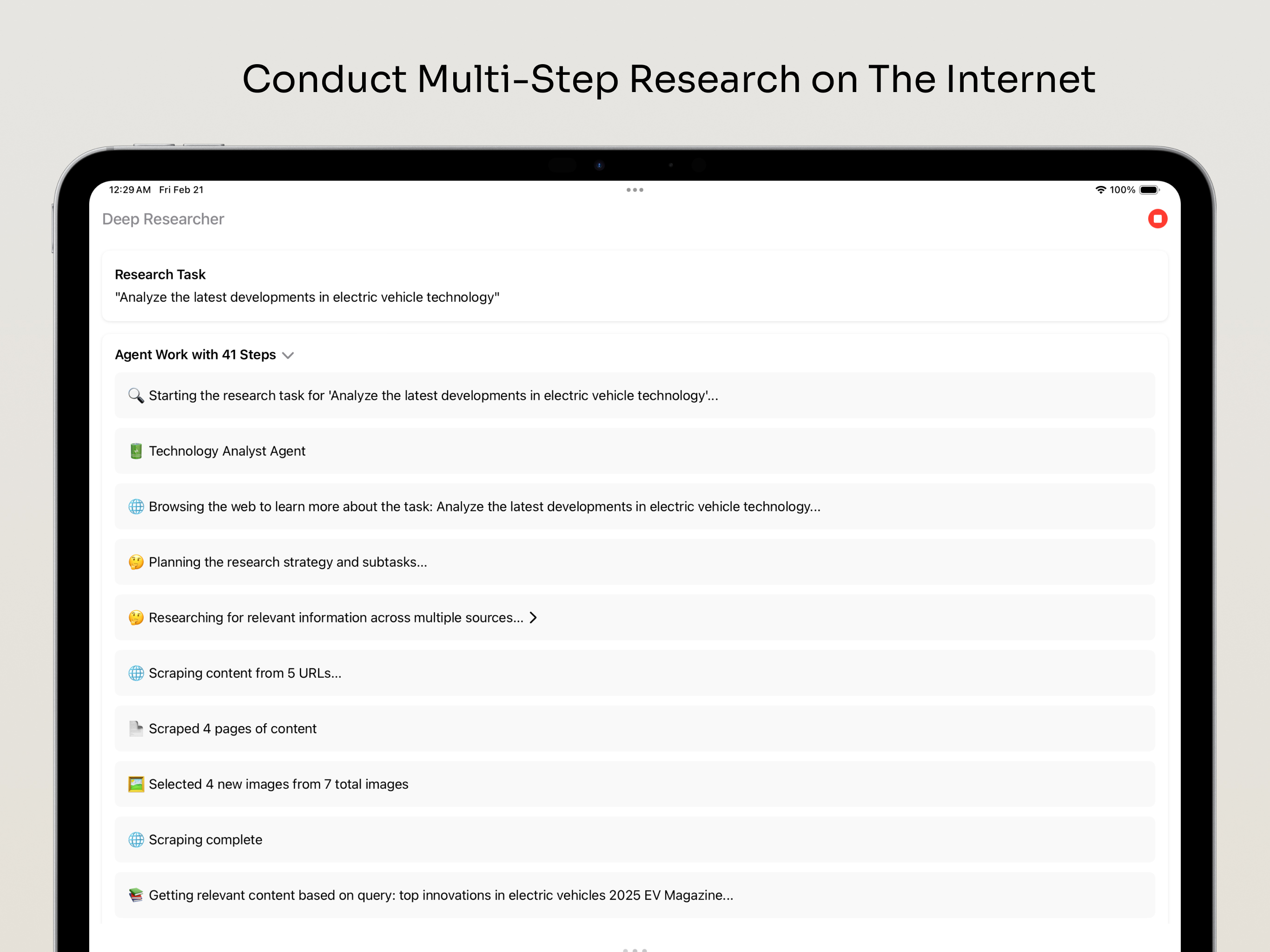 Deep Researcher - AI Agent screenshot 7