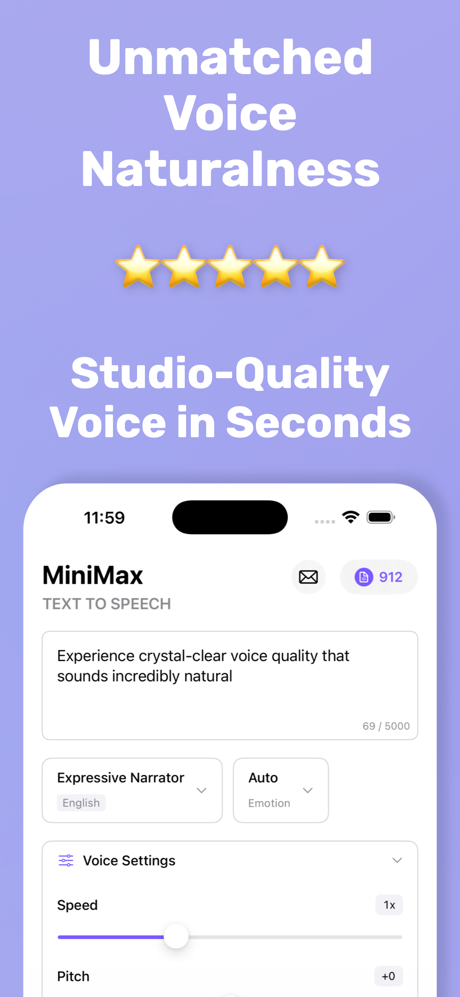 SpeechMax - Text to Speech screenshot 2