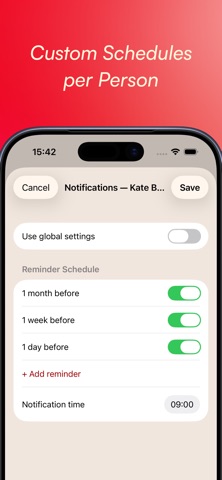Presented - Birthday Reminders Screenshot 7 of 8