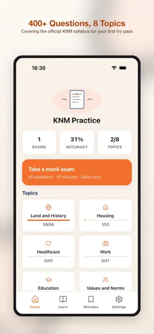 Inburgering KNM screenshot 1