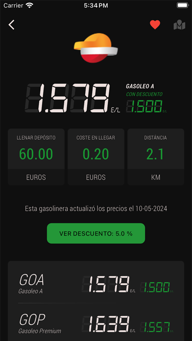 Gasolineras de España Screenshot