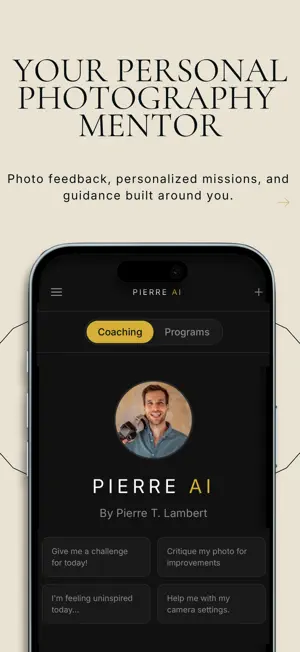 Pierre AI: Photo Mentor screenshot 1