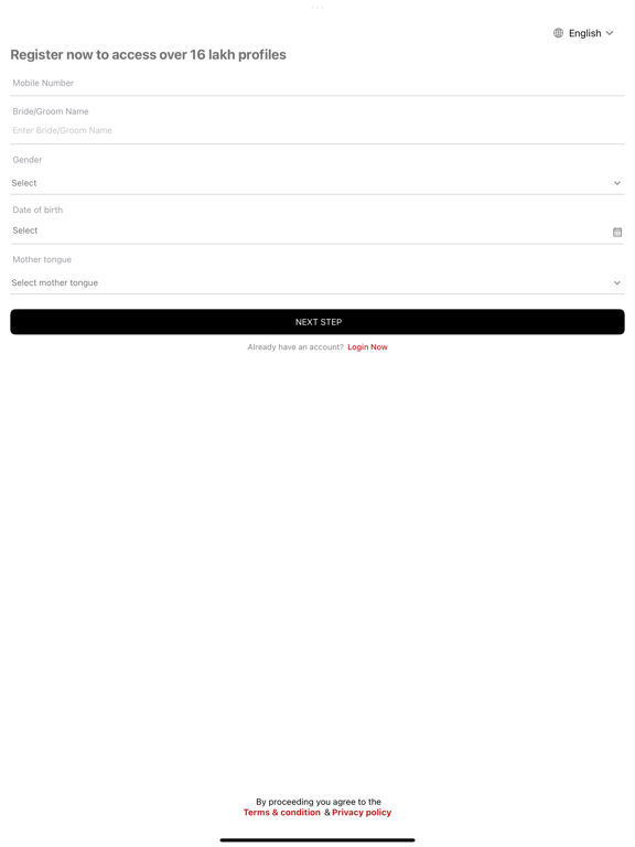 Screenshot #4 pour ABPweddings - Matrimonial App