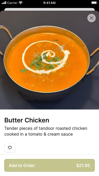 Bombay South iPhone screenshot 3 - Food & Drink app