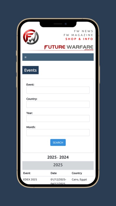 Future Warfare Magazine iPhone screenshot
